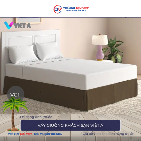 Váy giường khách sạn Việt Á VG 1